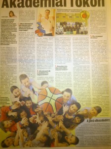 Nemzeti Sport: Akadémiai fokon - 2012.június 9.